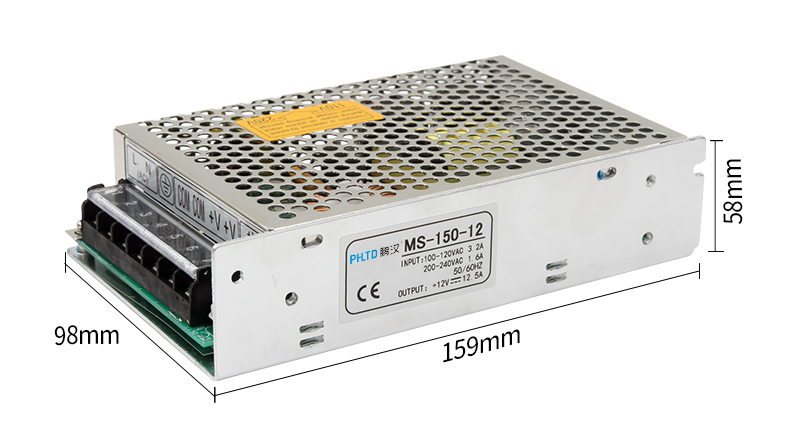 Fuente de alimentación del interruptor de la serie phltd ms MS - 100 ms - 120 MS - 15-