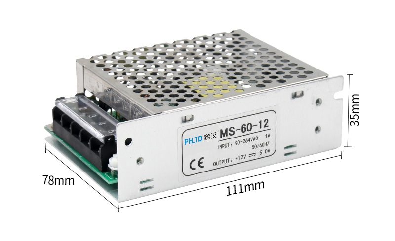 Fuente de alimentación del interruptor de la serie phltd ms MS - 50 ms - 60 MS - 75-