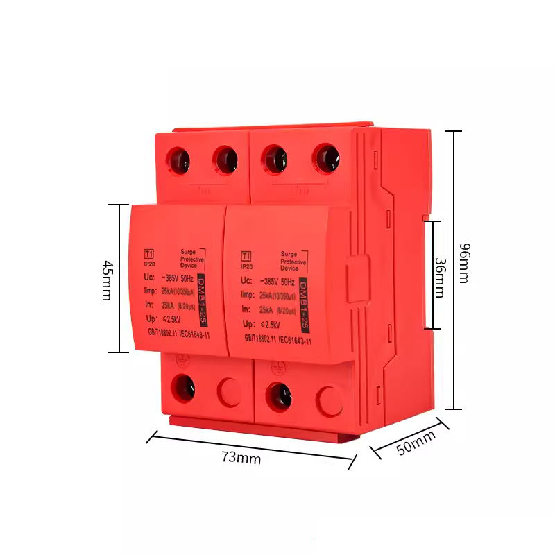 Protector de Sobretensión phltd, pararrayos de alimentación primaria, 2p25ka primaria roja-