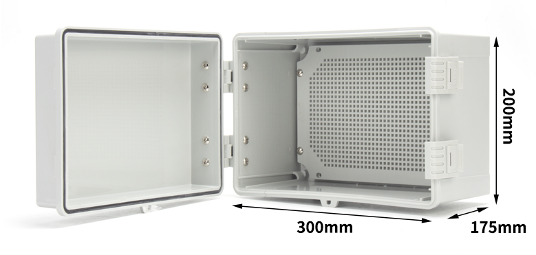 Caja de protección de control de pantalla del instrumento phltd 300x200x175mm-