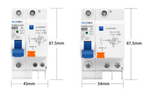 Interruptor de corriente residual 1P+N (RCCB)