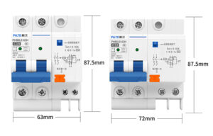 Interruptor de corriente residual 2P (RCCB)