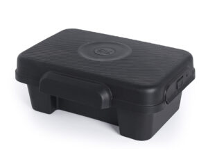 Caja de interruptor impermeable negra para exteriores, tamaño grande