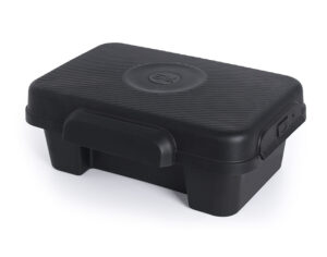 Caja de interruptor negra impermeable de tamaño medio