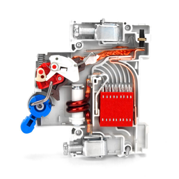 Disyuntor en miniatura de vía phltd, interruptor de aire, fuga de electricidad, sobrecarga, cortocircuito, 110v120v disponible, diagrama de estructura interna-