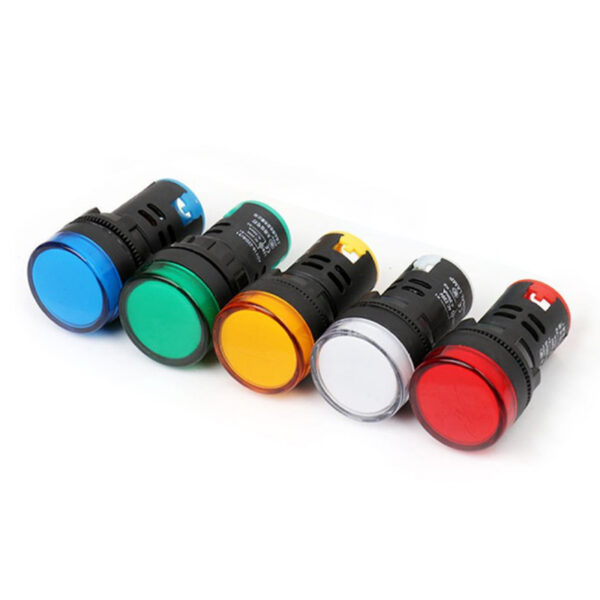 Fuente de alimentación LED phltd ad16 - 22ds acdc 1224481020380 indicador rojo, verde, amarillo, azul y blanco-