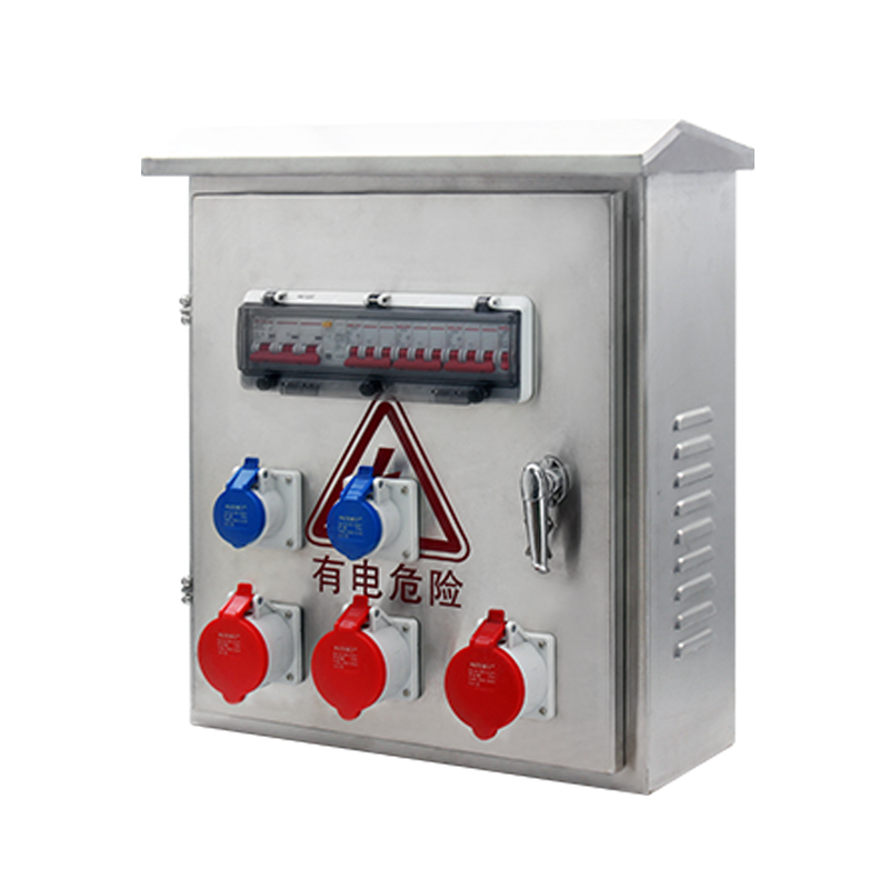 Caja de energía de mantenimiento PHLTD de acero inoxidable 304 con dos salidas y tres tipos de interruptores de protección incluyendo interruptor principal, tamaño 600×500×180mm
