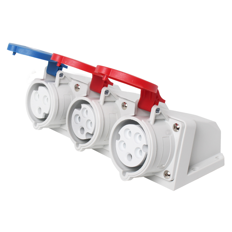 Enchufe Abierto Industrial de Suministro de Energía Impermeable PHLTD, 3-4-5 Núcleos, Enchufe de 16A/32A